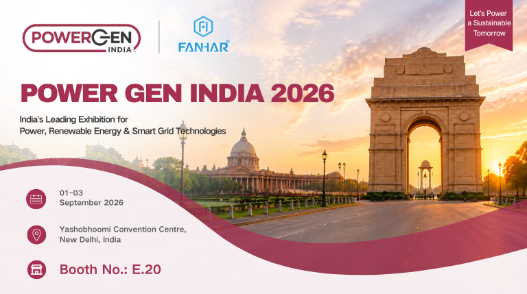 Náhled výstavy | FANHAR Electronics debutuje na veletrhu POWERGEN India 2026 – stánek E.20, vaše návštěva je srdečně zvána